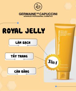 Sữa Rửa Mặt Germaine De Capuccini Royal Jelly Melting Makeup Remover Milk & Lotion Dịu Nhẹ Cho Da Mỏng Yếu 125ml