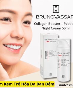 Kem Dưỡng Đêm Bruno Vassari Collagen Booster Peptides Night Cream Cho Da Có Dấu Hiệu Lão Hóa 50ml