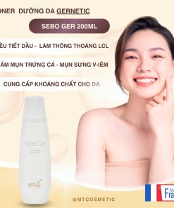 Toner GERnétic Sebo Ger Purifying Lotion Làm Sạch 3 Trong 1, Hỗ Trợ Kiểm Soát Dầu 200ml