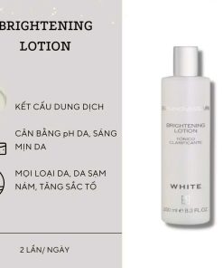 Toner Bruno Vassari White Brightening Lotion Làm Sáng, Đều Màu Da 250ml