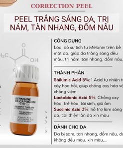 Peel Correction Germaine De Capuccini Hỗ Trợ Làm Sáng, Đều Màu Da 60ml