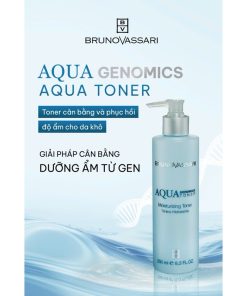 Toner Bruno Vassari Aqua Genomics Moisturizing Toner Cấp Ẩm Cho Da Khô 250ml